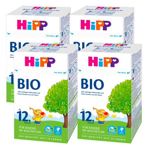 Hipp BIO Organic Toddler Formula (12+ months) - Pack of 4 x 600g