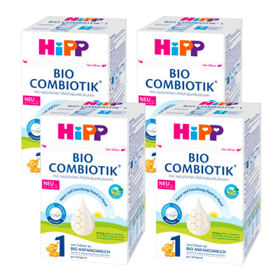 Hipp 1 號 Combiotic 有機嬰兒配方奶粉（從出生開始）- 4 罐 x 600 克