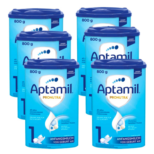 Aptamil Pronutra 1 Baby Formula First Infant Milk - Pack of 6 x 800g