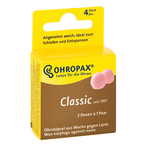 Ohropax Classic Earplugs 4 pcs