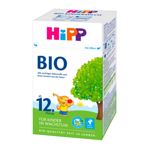 HIPP BIO ORGANINIS MĖGSTYS Formulė (12 ir daugiau mėnesių) - 4 x 600 g pakuotė