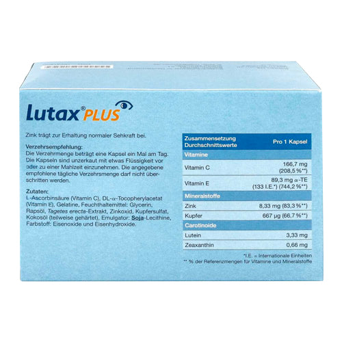 Lutax Plus Capsules 270 cap