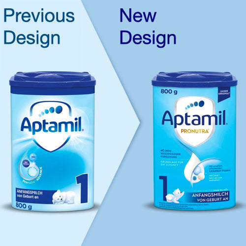 Aptamil Pronutra 1 Baby Formula First Infant Milk - Pack of 6 x 800g
