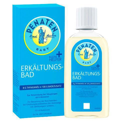 Penaten Baby Bath Oil for Cold Soothing 125 ml