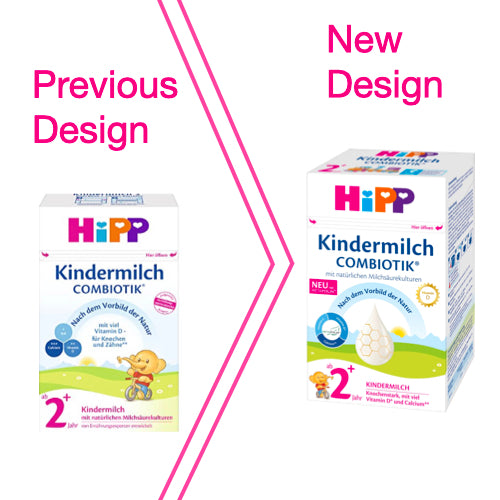 Formula HIPP TODDLER Combiotic 2+ (de la 2 ani) - pachet de 4 x 600g