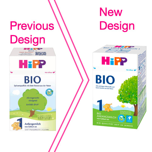 Hipp 1 BIO Organic First Infant Milk (from birth) - Pack of 4 x 600g