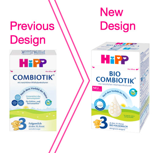 Hipp 3 Combiotic Organic Follow-on Milk (10 months+) - Pack of 4 x 600g