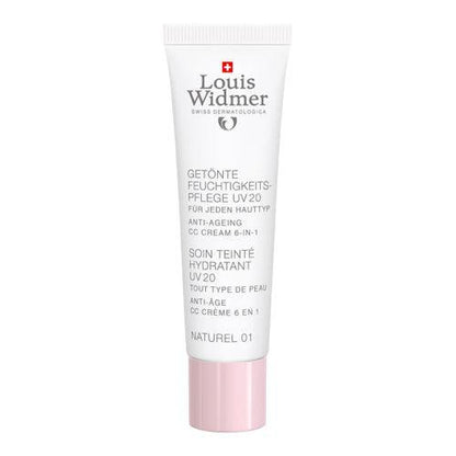 Louis Widmer Tinted Moisturiser UV 20 CC Cream Naturel 01 Unscented 30 ml