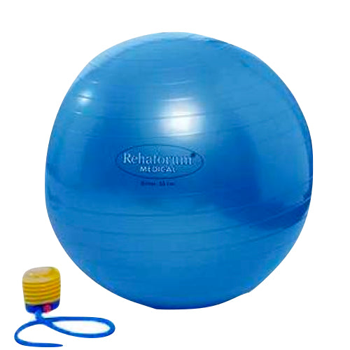 Gymnastikbold Rehaforum 55 cm blå metallisk 1 stk