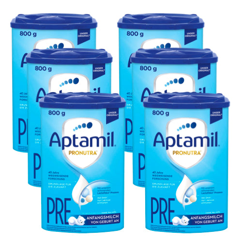 Aptamil Pronutra PRE Baby Formula First Infant Milk - Pack of 6 x 800g
