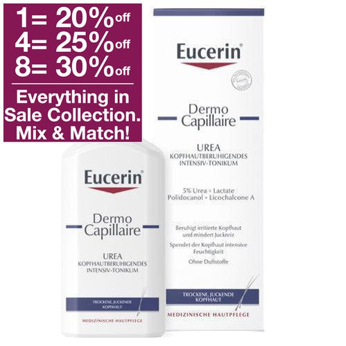 Shop Eucerin DermoCapillaire Scalp Soothing Urea Intensive Tonic on VicNic.com