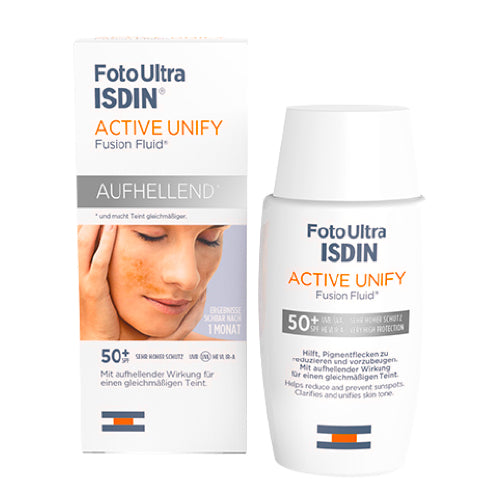 Isdin FotoUltra Active Unify Fusion Fluid SPF 50+ on VicNic.com