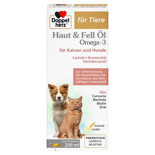 Doppelherz Skin & Fur Oil Omega-3 for cats and dogs 250 ml