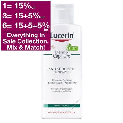 Buy on VicNic.com - Eucerin DermoCapillaire Anti Dandruff Gel Shampoo 250 ml