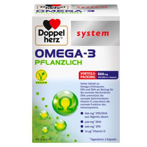 Doppelherz System Omega-3 Plant-Based Capsules 120 cap