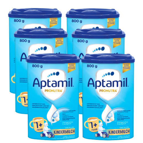 Aptamil 1+ children milk set of 6. Made in Germany 