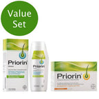 <tc>Priorin</tc> Kit per il supporto alla ricrescita dei capelli: capsule da 120 pezzi + shampoo da 200 ml