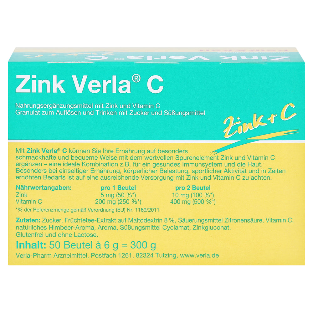 Zinc Verla C Granules 50 sachets