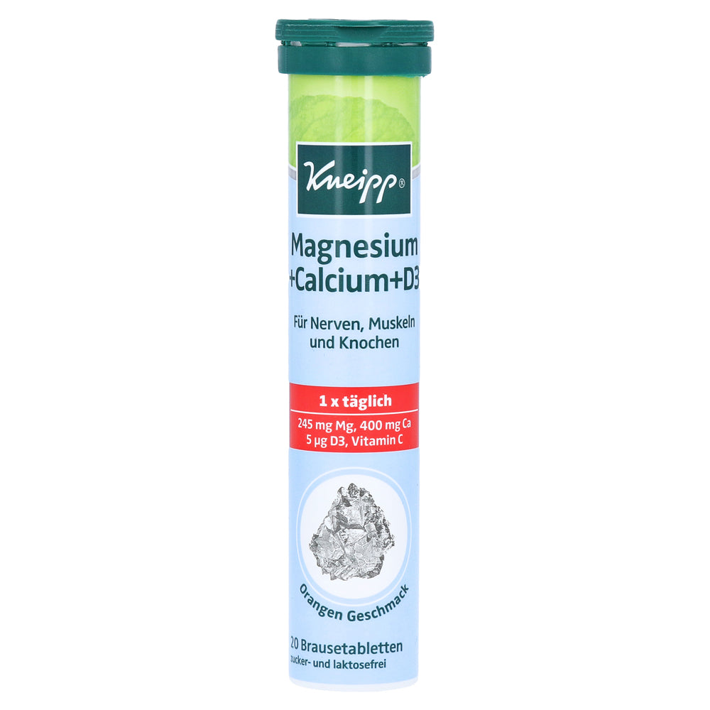 Kneipp Magnesium + Calcium + D3 Effervescent Tablets 20 - VicNic.com