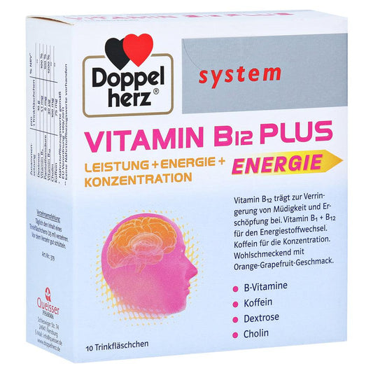Doppelherz System Vitamin B12 Plus Energy 10x25ml