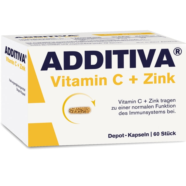 Adicitiva Vitamina C + Zinc Depot 300 mg Capsule 60 CAP