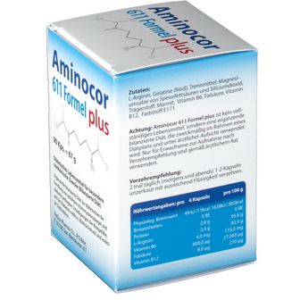 Aminocor 611 Formula Plus 90 Capsules