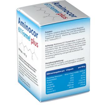 Aminocor 611 Formula Plus 90 capsules