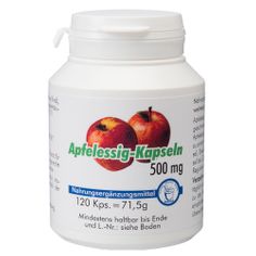 Capsules de vinaigre de cidre de pomme 500 mg 120 pcs