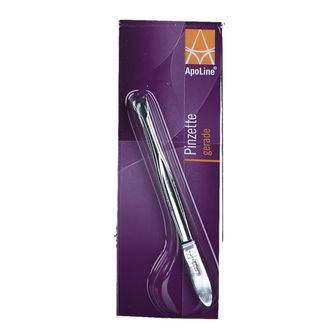 פינצטה אפולינית ישר 8 ס"מ 1 יח '