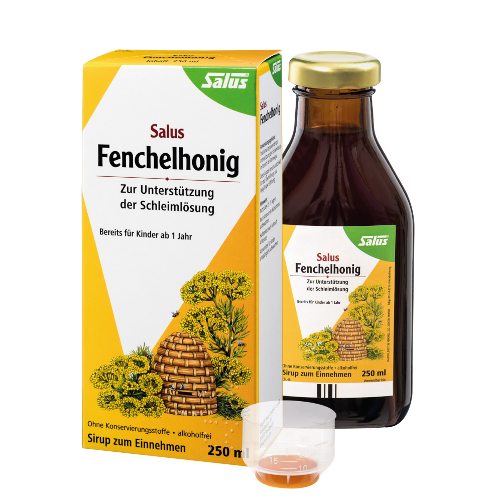 Salus Fennel Honey to loosens mucus 