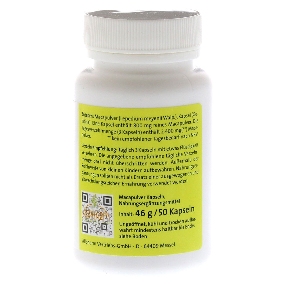 Allpharm Maca Active 800 kapsler 50 cap