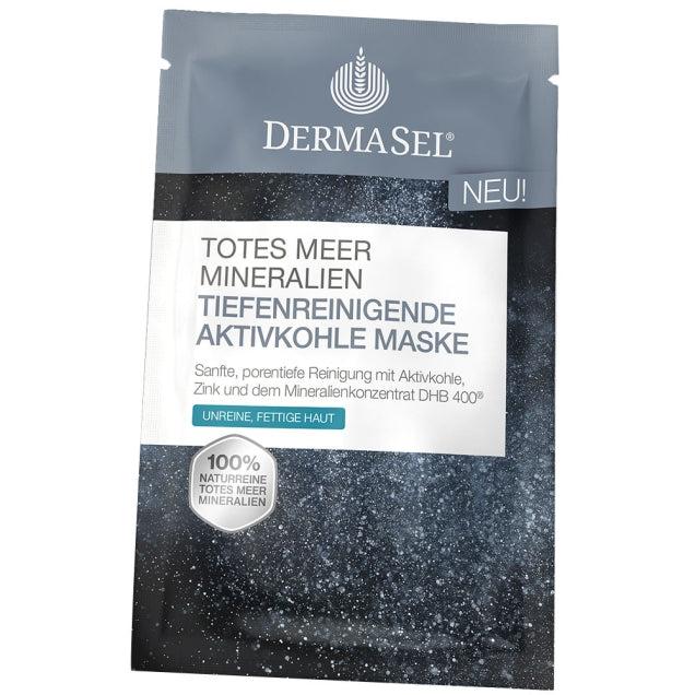 DermaSel Dead Sea Deep Cleansing Activated Charcoal Mask 12ml