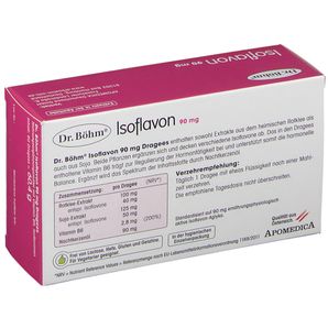 Dr.Böhm Isoflavone 90 mg päällystetyt tabletit 60 tablettia