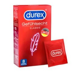 Durex Real Feeling Condoms 8 pcs - VicNic.com