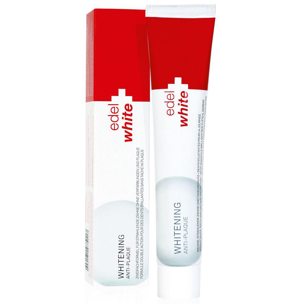 Edel White Anti Plaque tannkrem 75 ml