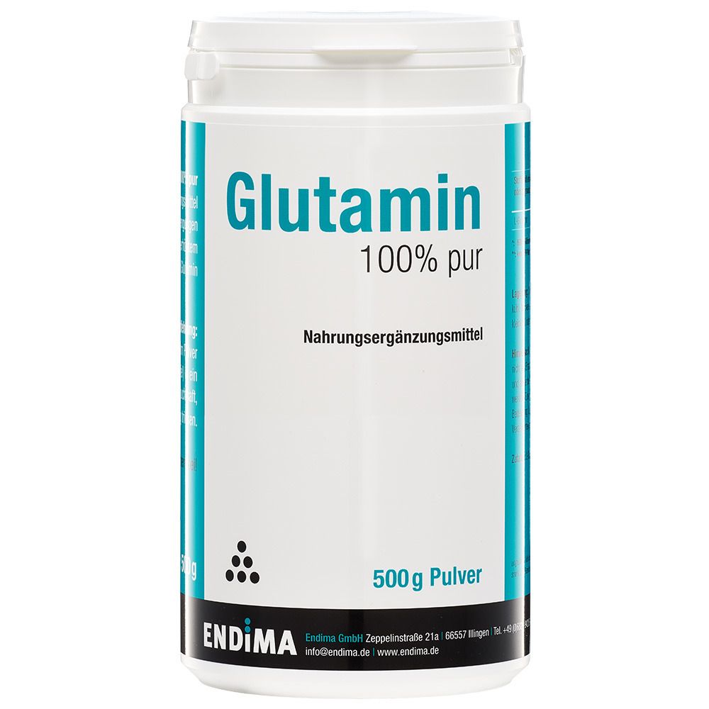 Endima glutamin 100% rent pulver 500 g