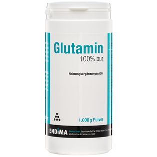 Endima Glutamin 100% rent pulver 1000 g