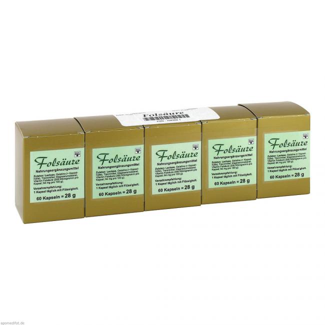 Folic Acid Capsules 300 pcs