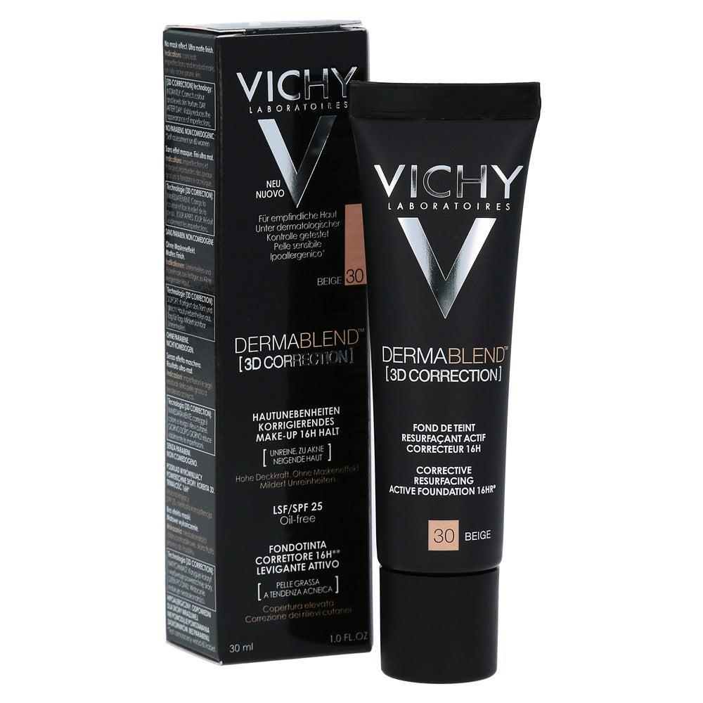 Vichy Dermablend [3D Correction] Foundation 16hr 30 ml - 30 Beige