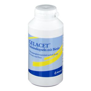 Gelacet gelatine with Biotin Capsules 320 cap