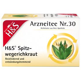 شاي الأعشاب H&amp;S Ribwort رقم 30 علبة واحدة