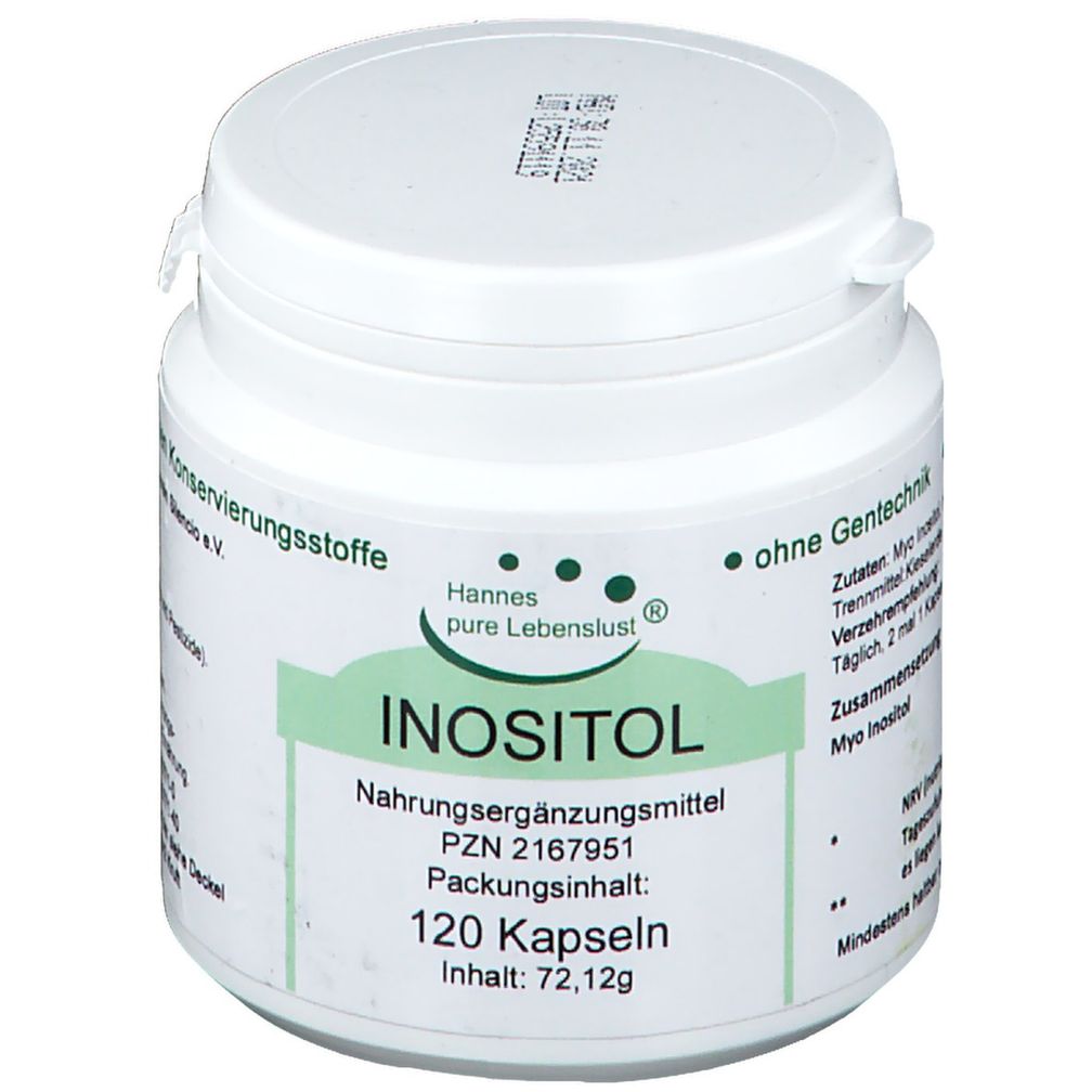 „Hannes Pure Inozitol Vegi“ kapsulės 120 vnt.