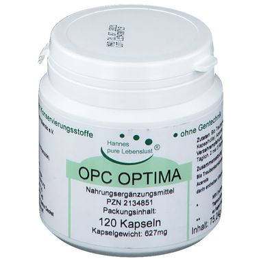 Hannes Pure Opc Optima C Vegi Capsules 120 Cap