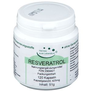 Hannes Pure Resveratrol Complex Vegi Capsules 120 cap