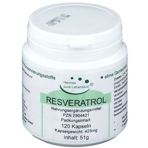 Hannes Pure Resveratrol complex vegi Capsules 120 Cap