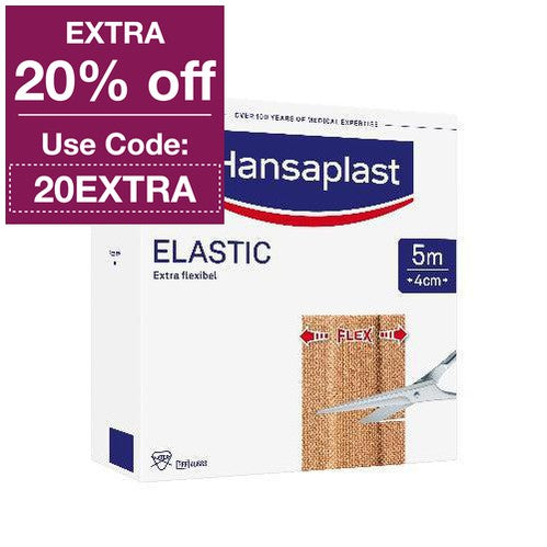 Hansaplast Elastic 5 m x 4 cm - VicNic.com