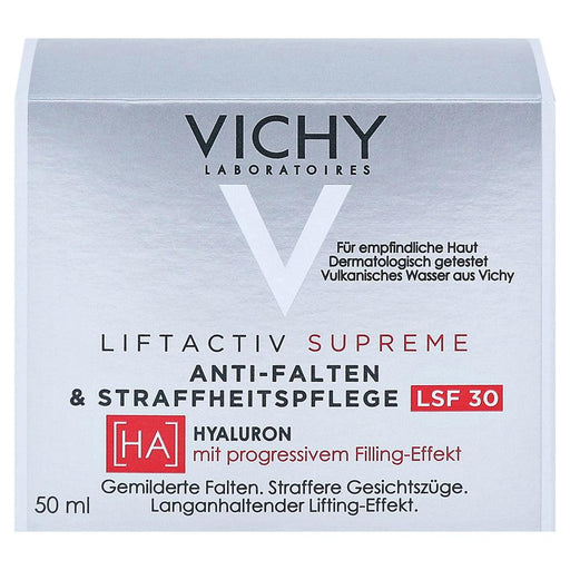 Packaging carton box of Vichy Liftactiv Supreme Anti-Wrinkles & Firming Day Care Cream UV SPF30 50 ml