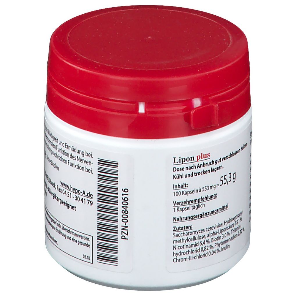 Hypo-A Lipon Plus Capsules 100 Cap