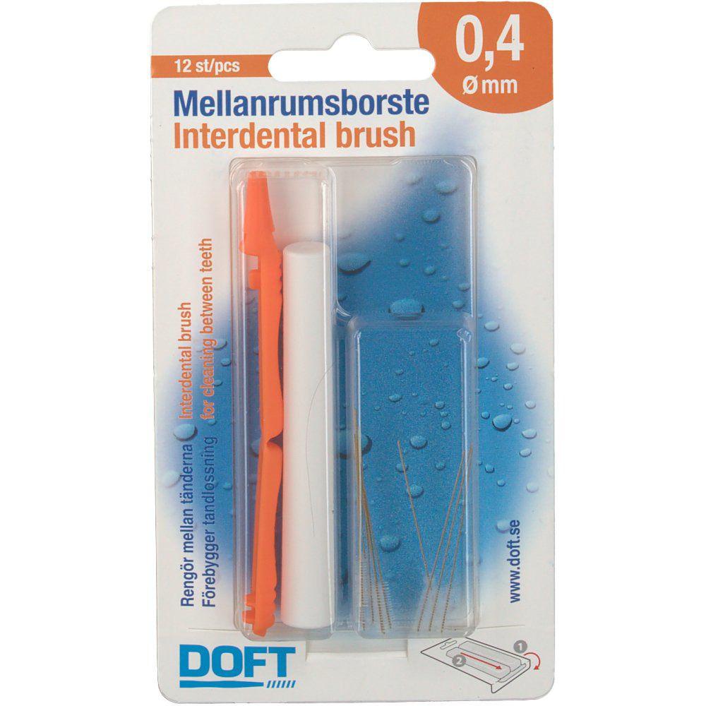 Doft Interdental brush 0.4 mm 12 pcs