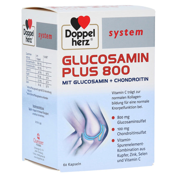 Doppelherz System Collection: Glucosamine Plus 800 60 Capsules